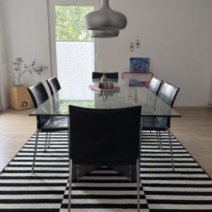 Zanotta Stuhl Lia, Leder, 6er Set