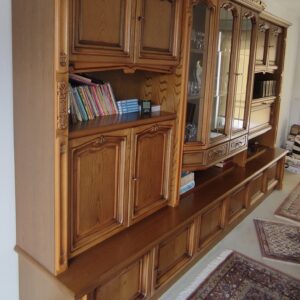 Wohnzimmerschrank Eiche rustikal