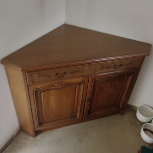 Eckfernsehschrank Eiche rustikal