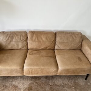 Braune Ledercouch